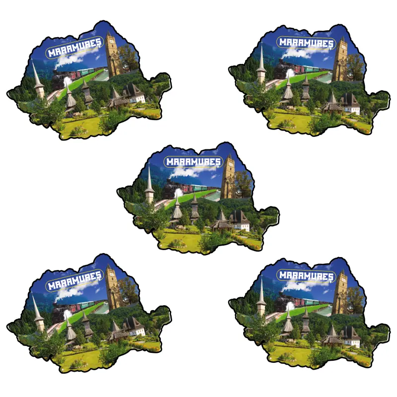 Mgs192-magnet frigider-harta maramures